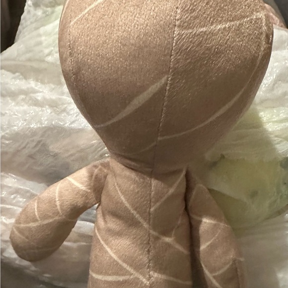 Ikea Mummy Halloween Lattjo 11” Plush Stuffed Animal Toy Beige White Smiling - Picture 4 of 5